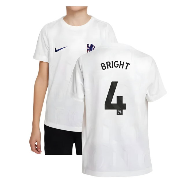 2025-2026 Chelsea Pre-Match Shirt (White) - Kids (Bright 4)-SoccerKits Hub | Buy Soccer Jerseys Online